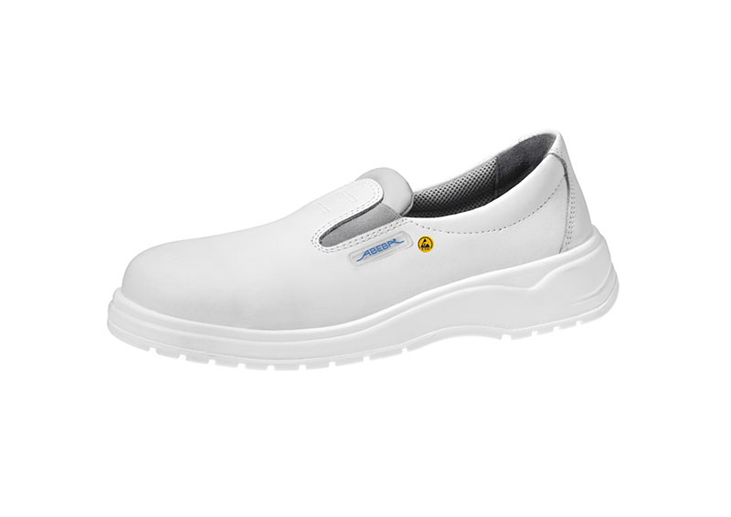 ESD White Slip on Shoe 31032
