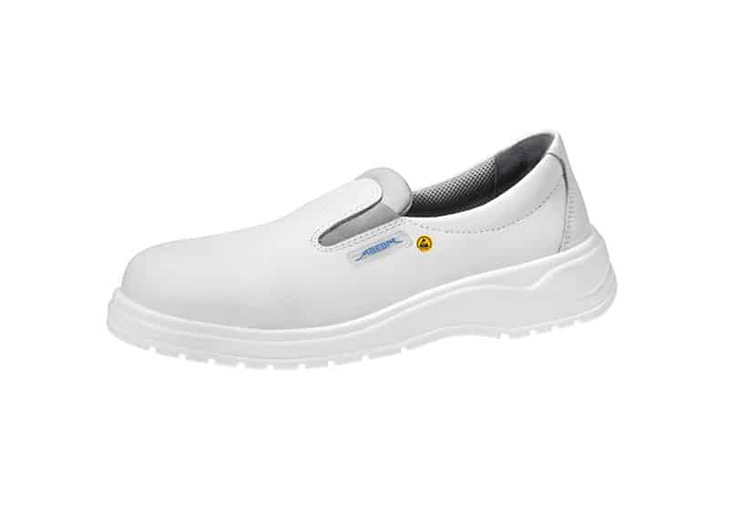 ESD White Slip on Shoe 31032