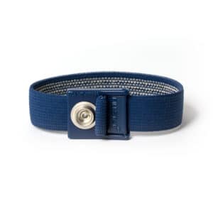 Blue Crocheted Wrist Strap