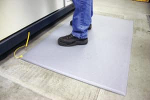 Vinyl Bench Matting on Floor | Bondline Electronics Ltd