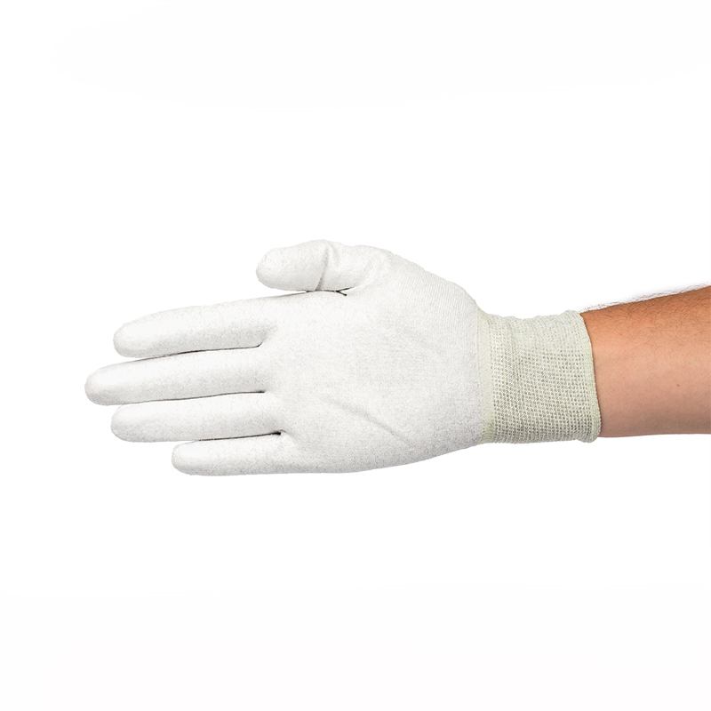 ESD Coated Palm Gloves with Elastic Wrist