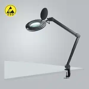 ESD Magnifying Lamp in black from Bondline.