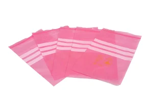 Pink Anti Static Bags Resealable Loc Top With Write On Panels - Bondline Electronics Ltd