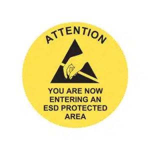 SENTRD Round Warning Sign