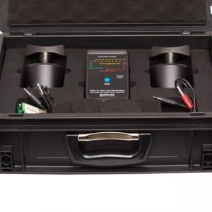 Surface resistivity kit for measuring surface resistivity and point to point resistance.