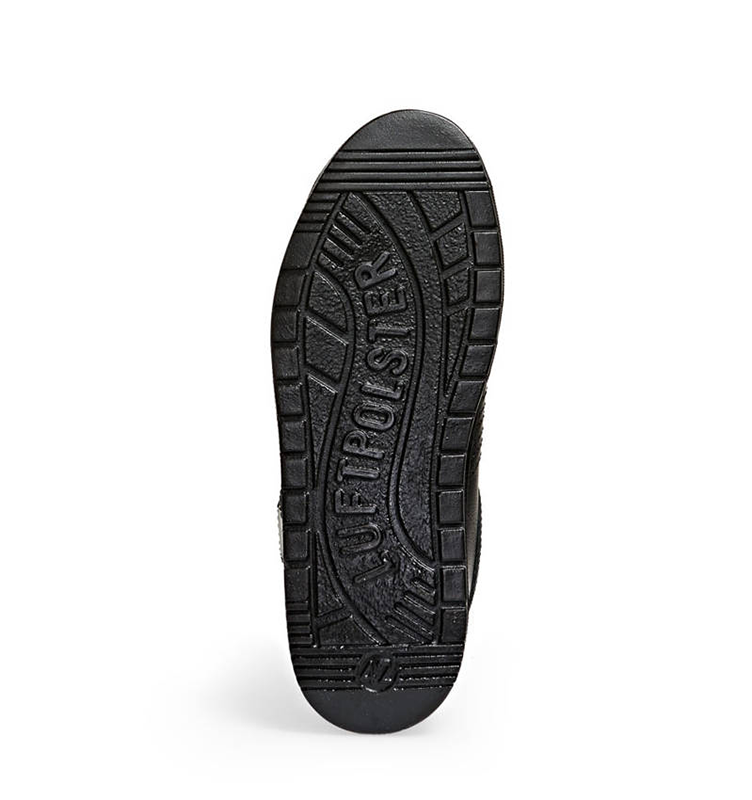 ESD black business shoes. MAN 610 range. Sole of shoe. Bondline.