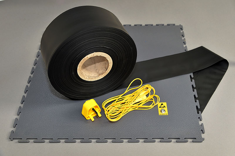 ESD Tile Tape Cord and Plug 2