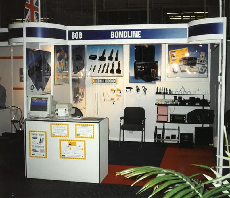 One of Bondline's first exhibitions