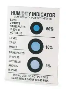 Humidity Indicator Card