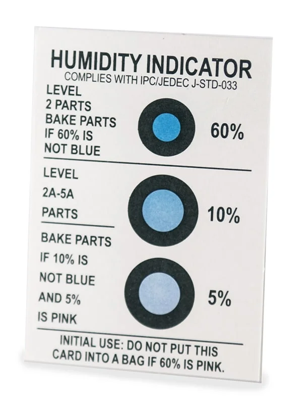 30-50% 3 Spot Humidity Indicator Cards 10 Card Pack 