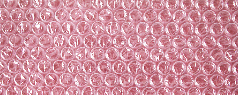 Pink Anti Static Bubble Wrap Material - Bondline 
