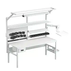 ESD KSTPB workbench with accessories. Bondline Electronics Ltd.