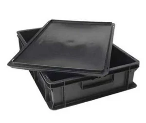 Conductive euro box with lid for ESD protection- Bondline
