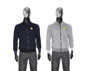 ESD Grey and Navy Cardigan Jackets Available From The Bondline Store