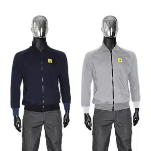 ESD Grey and Navy Cardigan Jackets Available From The Bondline Store