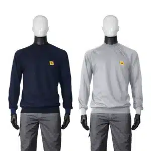 ESD Grey and Navy Sweatshirts From Bondline Electronics Ltd