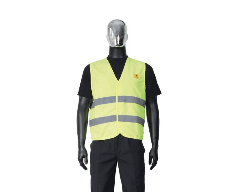 Yellow ESD High Visibility Vest From Bondline Electronics Ltd