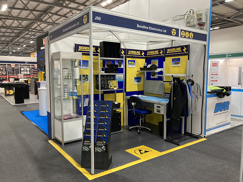 Bondline Electronics Ltd stand at Southern Manufacturing Show