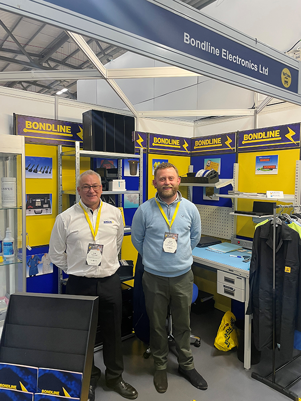 Rob and Jack at the Bondline stand at Southern Manufacturing