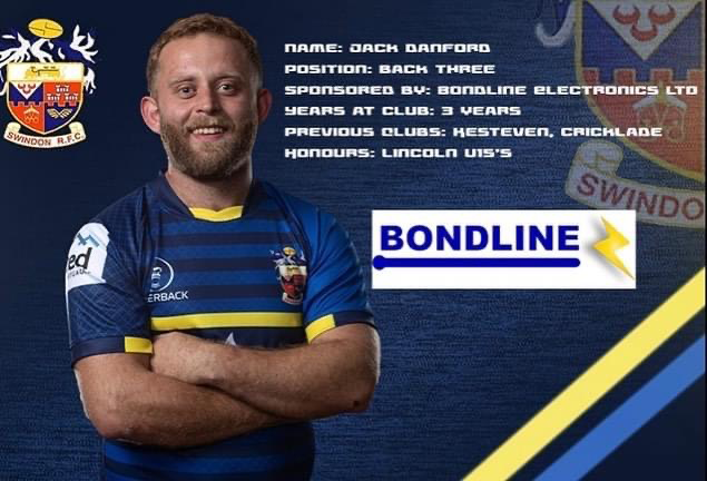 Jack Danford Cricklade rugby club profile. Bondline.