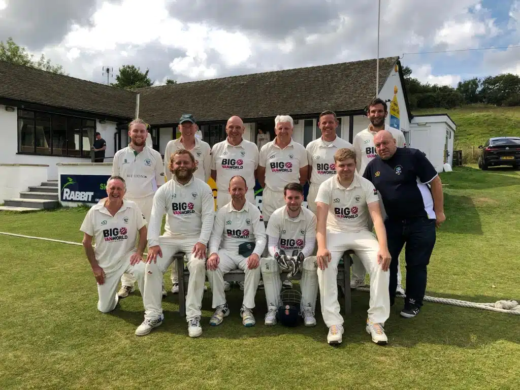 Jack Danford with Cricklade Cricket Club team. Bondline.