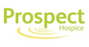 Prospect Hospice Logo. Bondline Electronics Ltd donation.