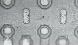 An image showing an electronic component with a short circuit. Bondline Electronics Ltd.