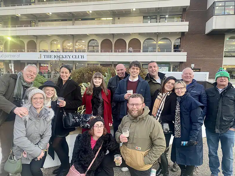 Bondline Electronics Ltd team at Cheltenham Races 2023