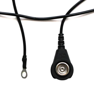 KSHPCGPM510 Grounding Cord with M5 eyelet and banana jack sockets for ESD wrist strap and ESD bench mat connection. Bondline Electronics Ltd.