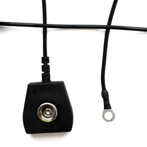 KSLPGCP10 Wrist Strap/Table Mat Common Point Ground Cord, Low Profile (10ft) - Bondline Electronics Ltd.