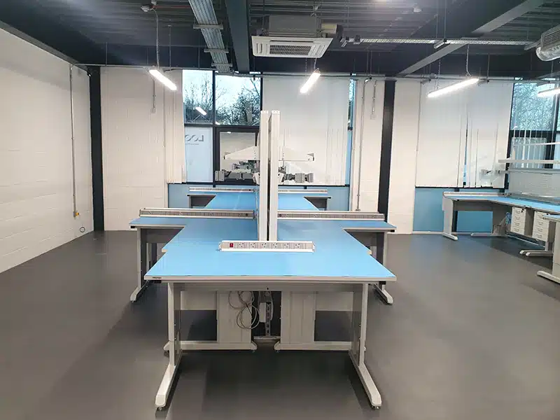ESD Workbench installation for Fujikura Group by Bondline