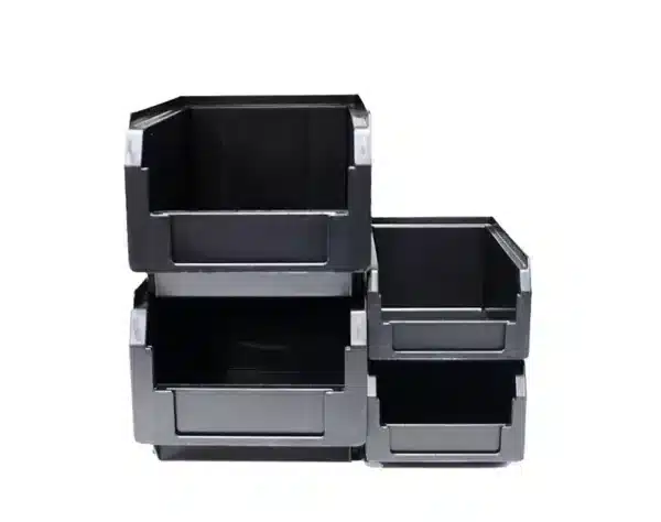 Conductive Flat Fronted Picking Bins Stackable - Bondline Electronics Ltd
